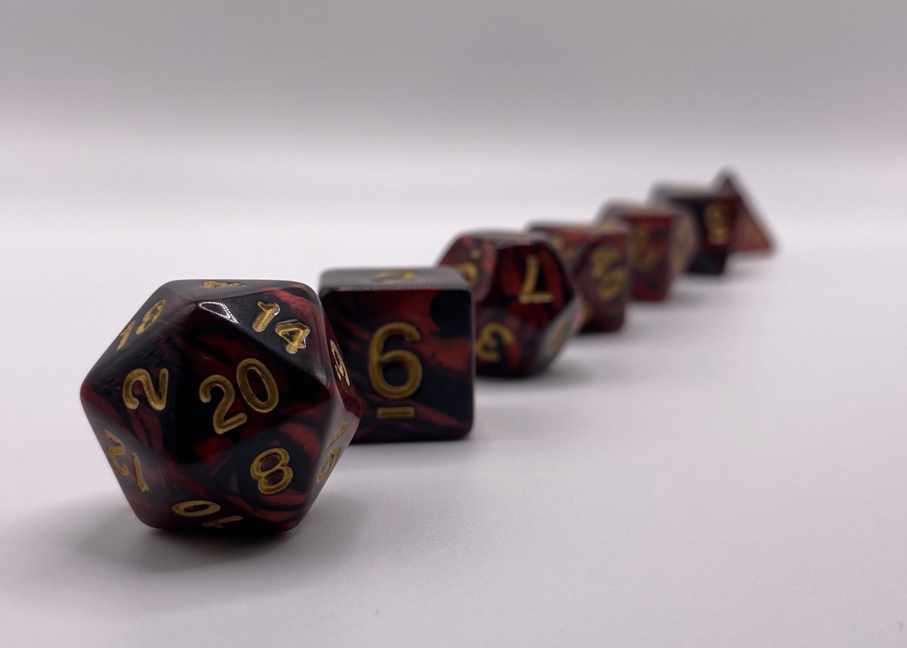 Hellfire - King Ocelot Dice Set